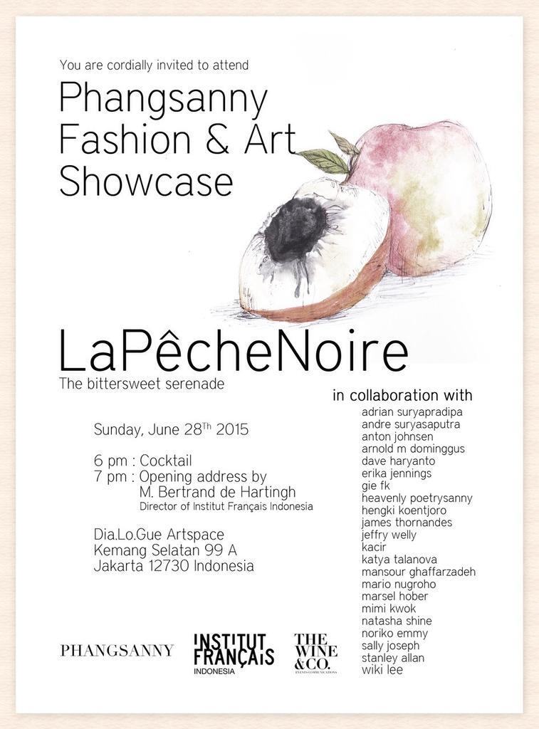 dikaarga's tweet photo. #phangsanny #fashionandartshowcase #lapechenoire http://t.co/JrSBaYw0Ez