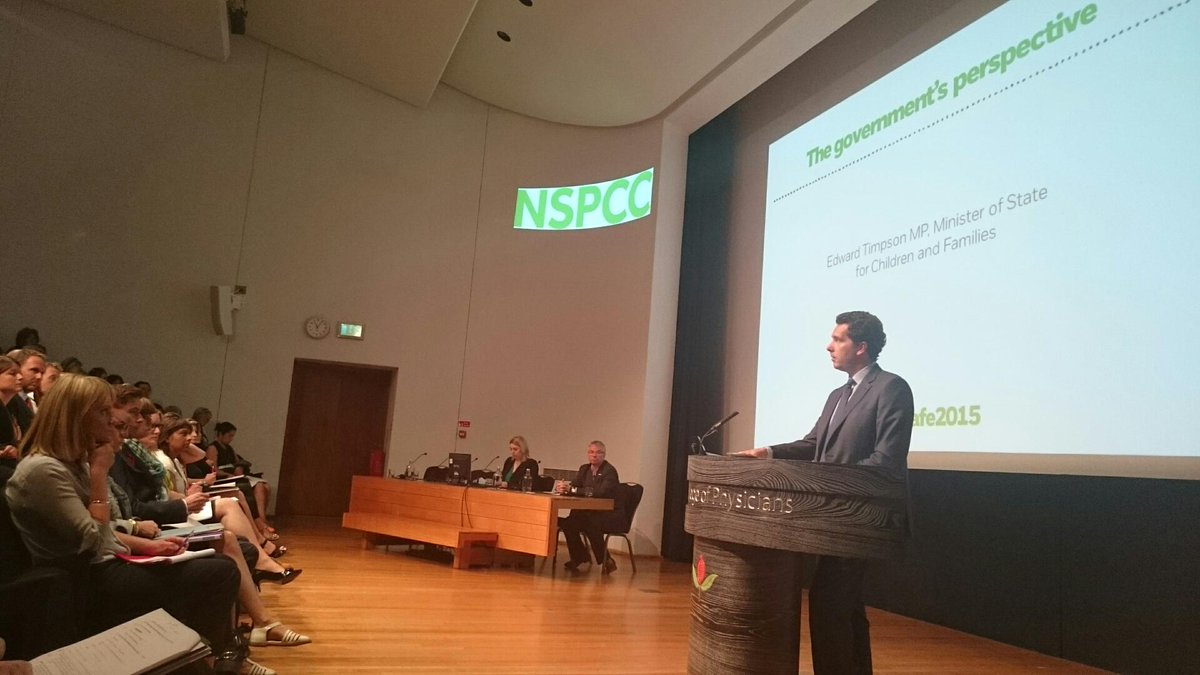 educationgovuk's tweet image. .@edwardtimpson speaks about social work reform and innovation @NSPCC today: ow.ly/OrGA9 #HowSafe2015