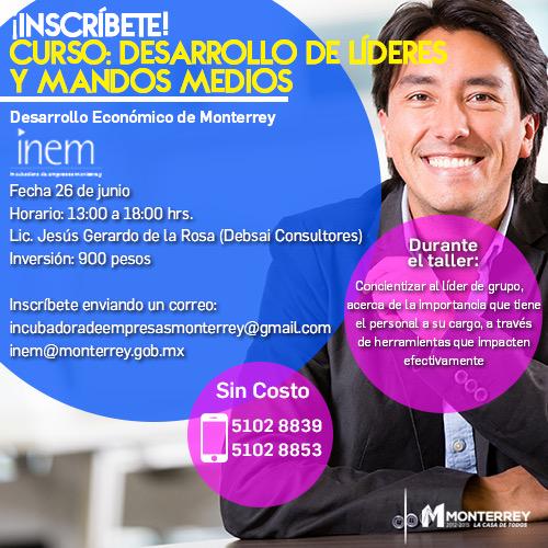 marellanesc's tweet photo. Participa en los talleres que organiza #inem y @SDEMty este mes de junio. Pide informes: inem@monterrey.gob.mx http://t.co/ieSdjvpJQh