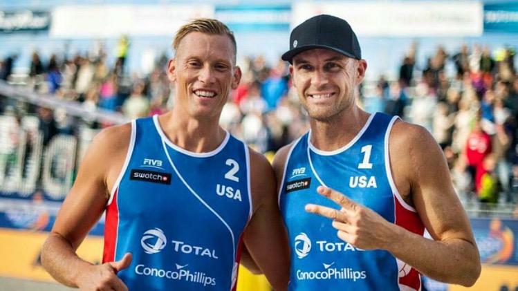 LegendsVB's tweet photo. A win earlier today for @caseypatt &amp; @JakeGibb! Keep it up! #AVPStPete @avpbeach #BeALegend #LegendsVB @FIVBWorldTour http://t.co/k1Mmr57yNV