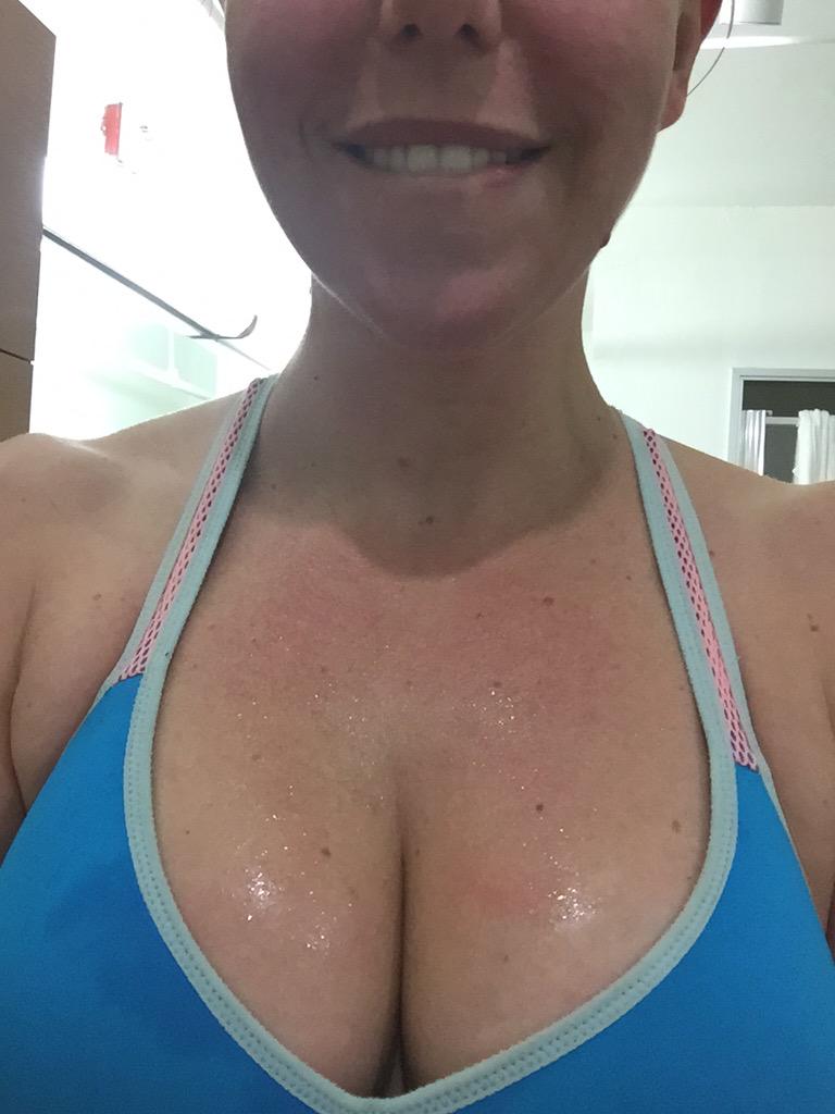 Sweaty tits big Beauty Big