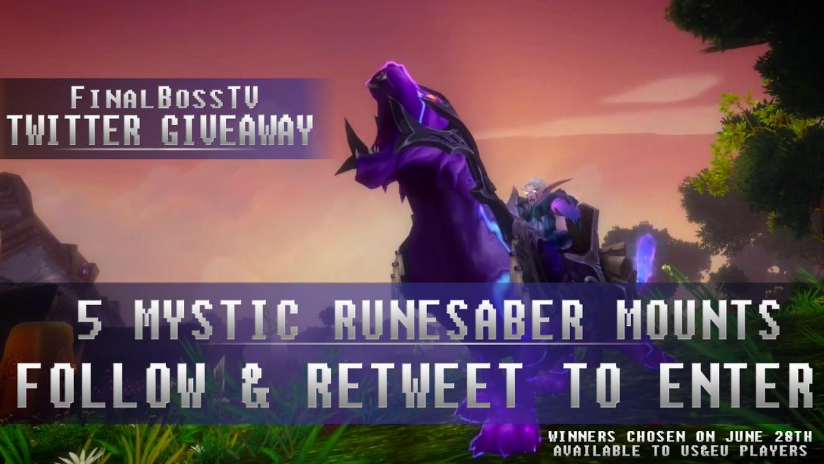 FinalBossTV's tweet photo. ♥ Thank You all for the continued and growing support.
Retweet &amp; Follow to Enter the Giveaway! Good luck, Mortals. http://t.co/xXsOXK1WZL