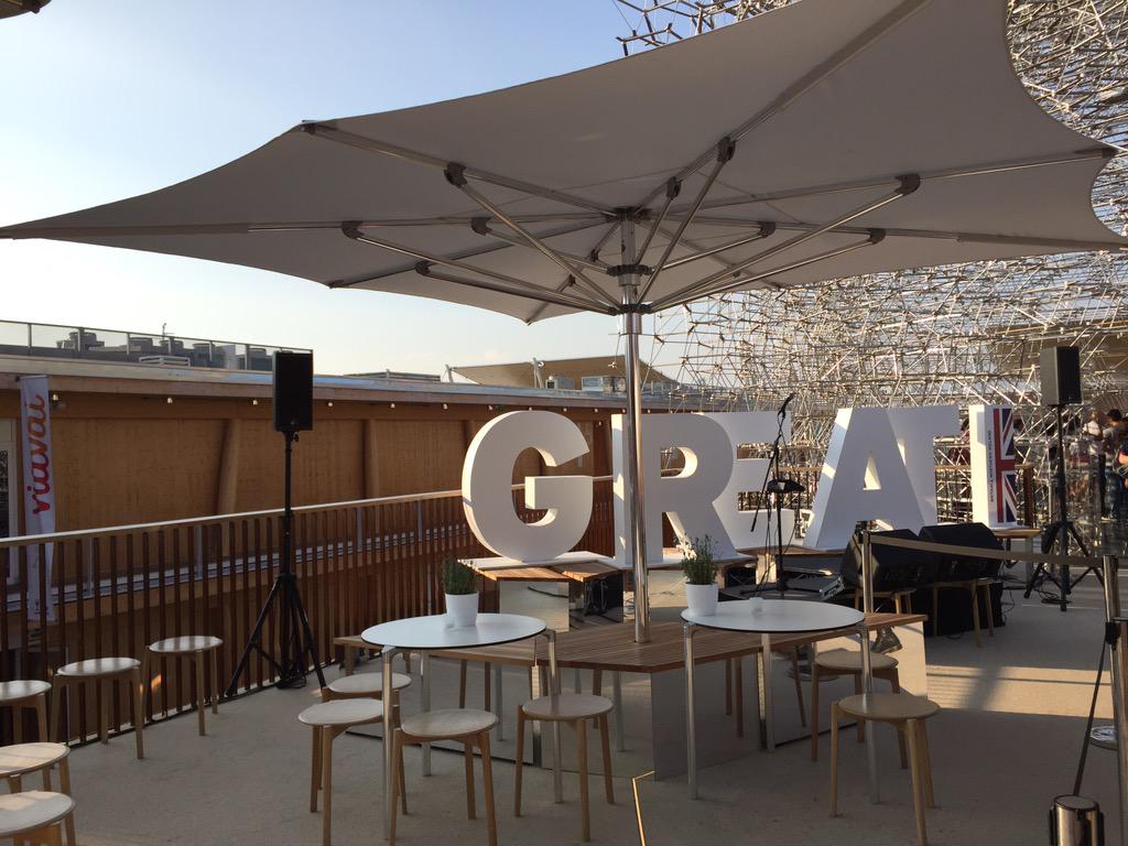 Qui ad <a href="/Expo2015Milano/">Expo Milano 2015</a> @UKPavilion2015 è tutto pronto per Emma!!