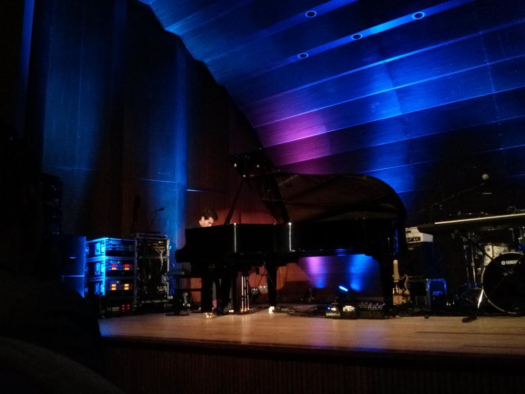 Piano recital at big <a href="/YamahaAV/">Yamaha</a>  launch today. Apparently classical music is like silent movies without pictures...