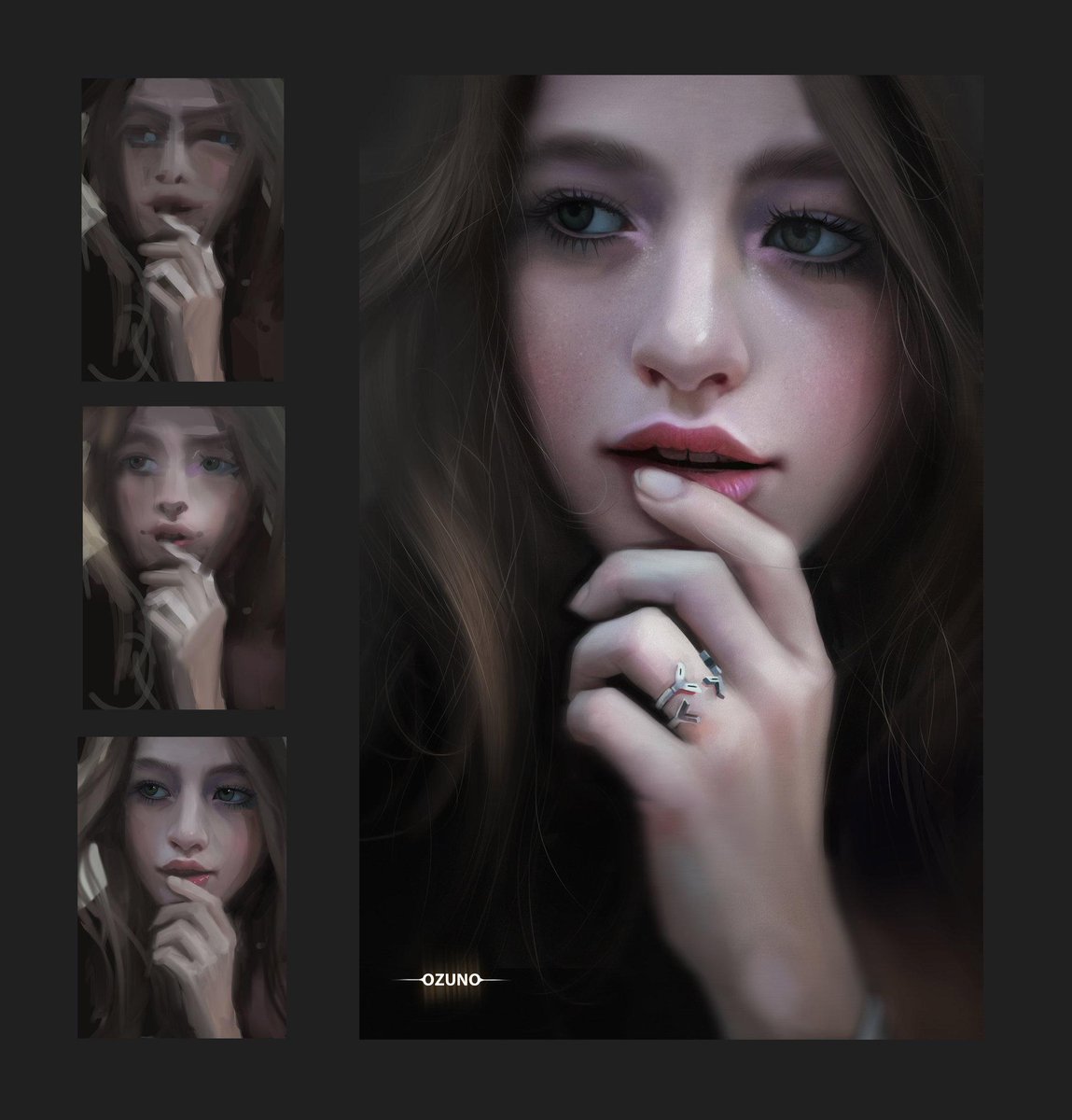 conceptartio's tweet image. Portrait by Huy Ozuno