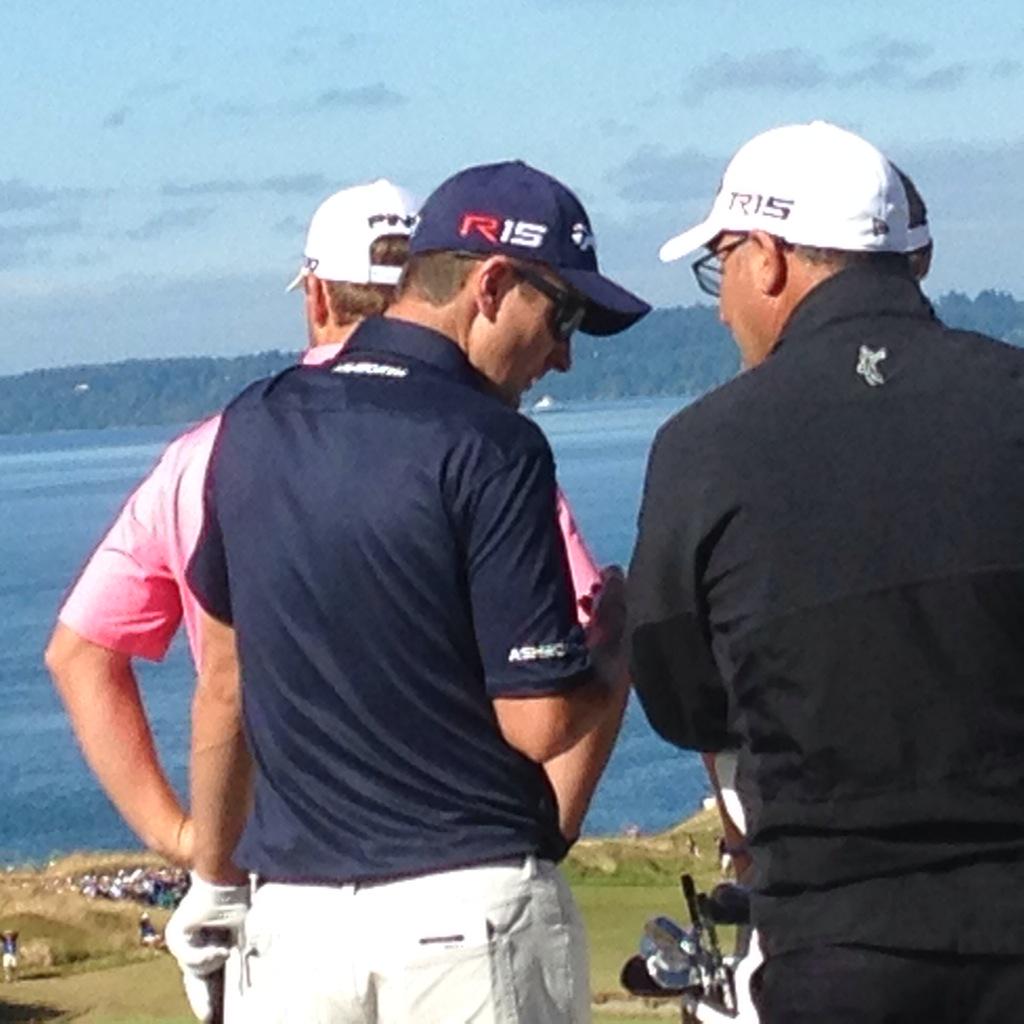 Shspanthergolf's tweet photo. @JustinRose99 first class Enjoyed the practice round Thanks for treating the volunteers so well .  @TaylorMadeGolf http://t.co/eIvF22UmS6