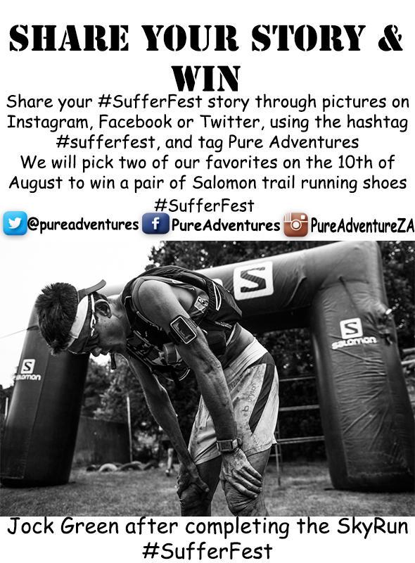 What your #sufferfest story share your picture and win with <a href="/Salomon_SA/">Salomon South Africa</a>  and @pureadventures