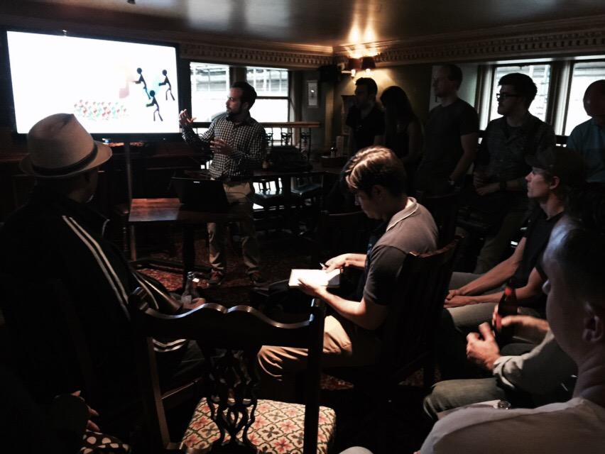 Chartboost's tweet image. Hector from our awesome partner, @Fyber gives a talk on the power of mediation #weheartdevs