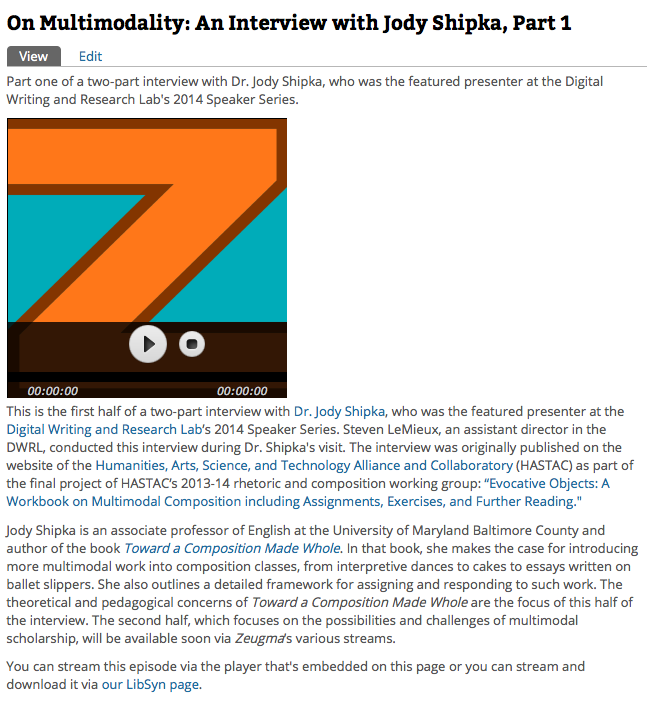 ZeugmaPodcast's tweet photo. Freshly posted to our website: @stevenjlemieux's 2014 interview w/ @remediatethis! http://t.co/D9ZkqoYXA7 http://t.co/qe8DGVcy0O