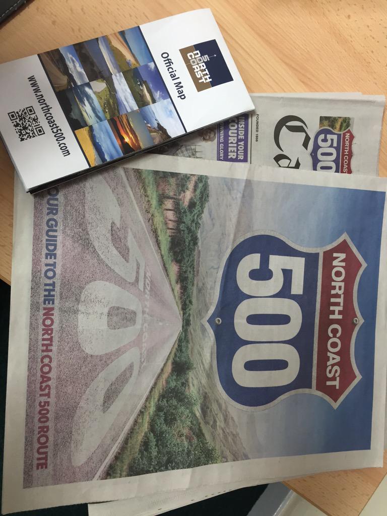 NorthCoast500's tweet photo. Don't forget to pick up a copy of the #NorthCoast500 supplement this week! The perfect accompaniment to our map! http://t.co/gw24VeOMHH