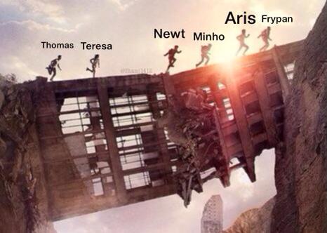 Shami1412's tweet image. You can&apos;t tell me I&apos;m the only one who was thinking this. #ScorchTrials #TMRFamily #DashnerArmy