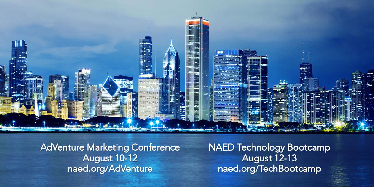 NAED_org's tweet image. 18 speakers. 4 days. 2 events. Learn from the leaders who are reinventing business in 2015. #NAEDAdVenture #NAEDtech