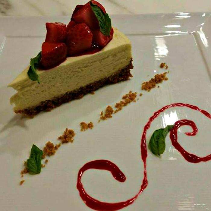 #strawberry #cheesecake #dessert #urbo #nyc