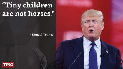 Image result for injection made for a horse trump