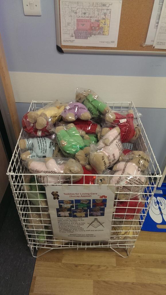TLCAppealSurrey's tweet photo. Just restocked more tlc bears  @StGeorgesTrust please can everyone RT to help bring awareness to our charity http://t.co/XqndMgO51e