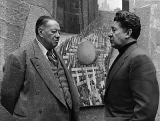 DASiqueiros's tweet photo. Ya me enteré de lo que hiciste @Soy_DiegoRivera, llevar a Trotsy a tu casa es una traición. Tú también @Frida_KahloC http://t.co/hdH3lwzPGl