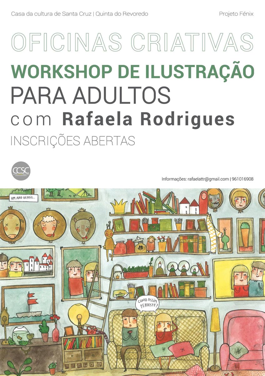 casadaculturasc's tweet image. #ProjetoFénix | Workshop de Ilustração | Inscrições Abertas: rafaelattr@gmail.com | 961016908 goo.gl/j4y5BQ