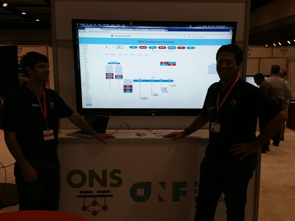 OpenNetSummit's tweet photo. .@Flowgrammable @jassoncasey provides insight into running #DevOps on @openflow at #ONS2015 #ONS2015 http://t.co/NScC6aKVFn