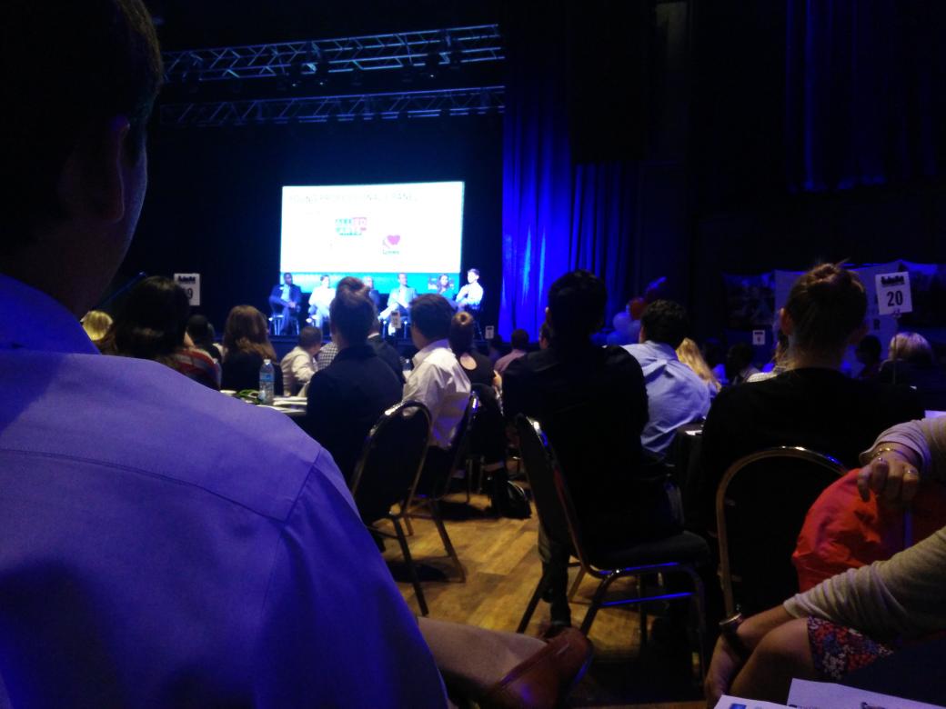 dnmeehan's tweet photo. Panel @THEkidCOLBY @legorney @aspenlynne @Rhameezy #InternOKC #MeetOKC http://t.co/BOdtuB7ur9
