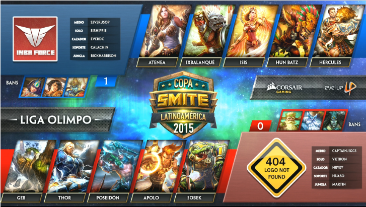 imbaforce's tweet photo. Picks y bans de la 2da partida! #FeelTheForce #COPASMITELA http://t.co/86KG5ItcTM