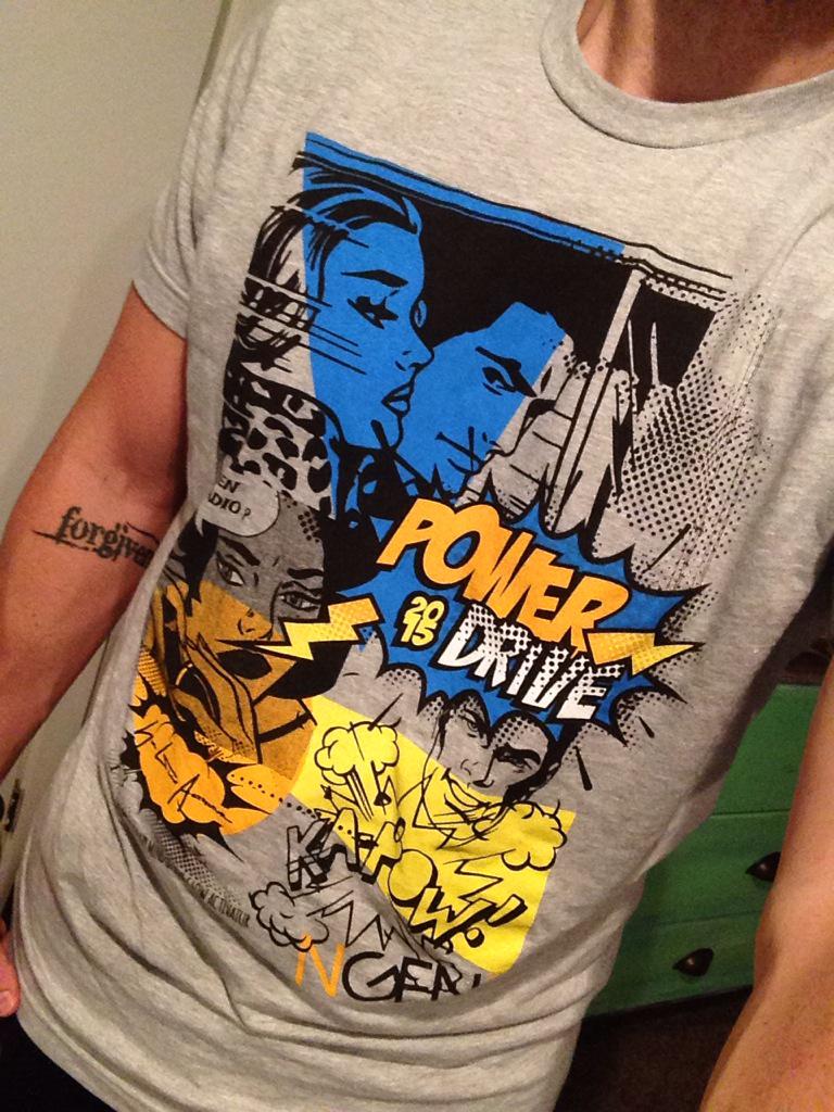 Tiki_Tyme's tweet photo. @NGENradio @SoulGlowActivtr Never said thanks for the sweet shirt! #NGENPowerDrive #Thanks http://t.co/kVRmyI6zwE