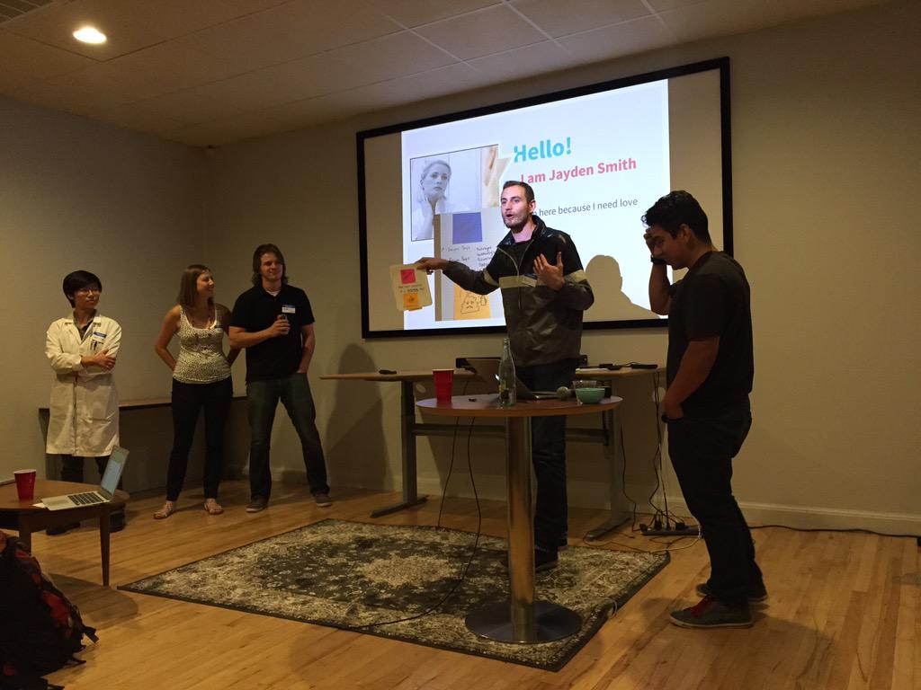 Pitch 5: Gut Feelings - if your poop could love. "First poop's on us". "Every time you poop, you get 3 matches"