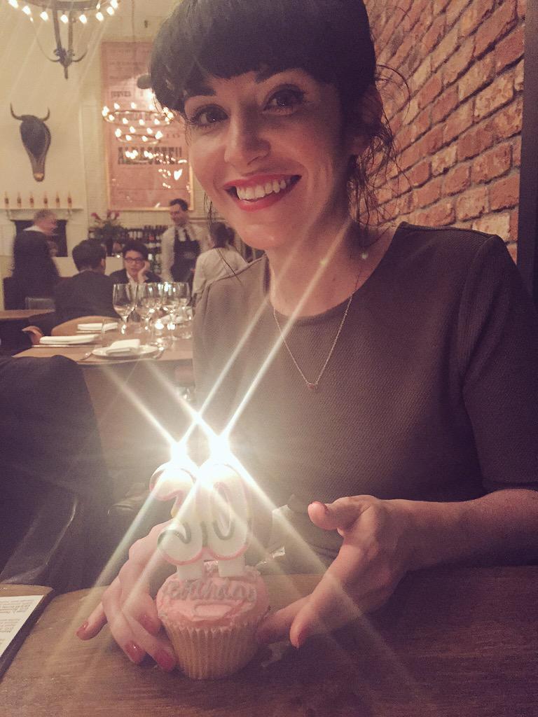NatalieEvans85's tweet photo. Lovely surprise after dinner tonight ππ°π #30thBirthdayWeek @IbericaLondon http://t.co/3vZ0JH8n8J