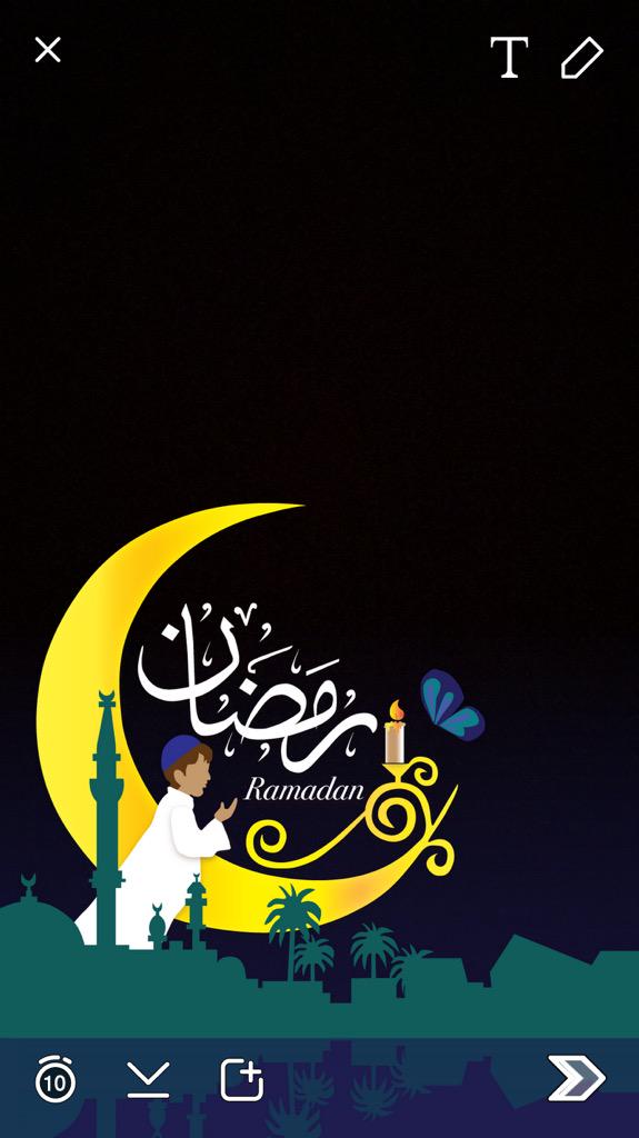 Mahmoud on Twitter: "Snapchat introduced a Ramadan filter 