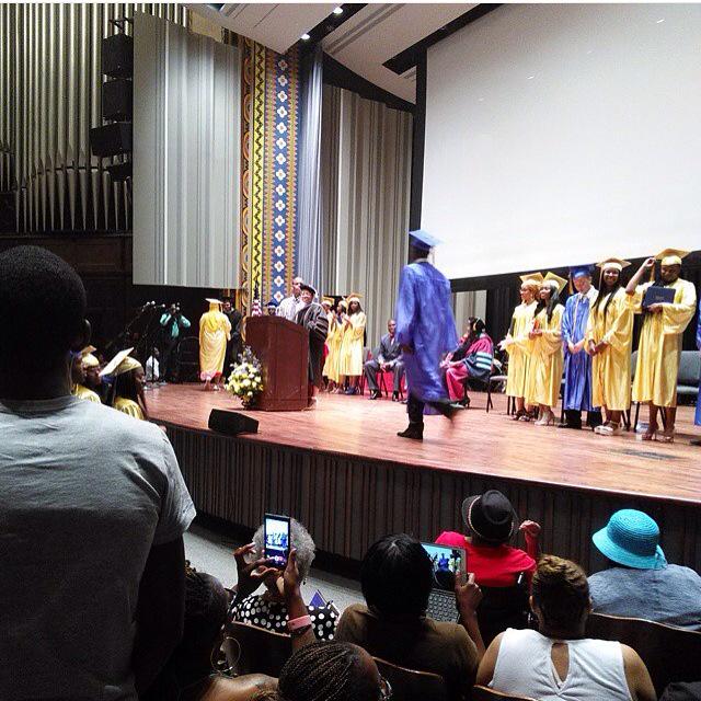 LETSGOF5VE's tweet photo. Look what ya baby boy did grandmaπππΌπ΅ππ #2k15Graduationπβ¨οΈπ―π http://t.co/SSN1PaZnq9