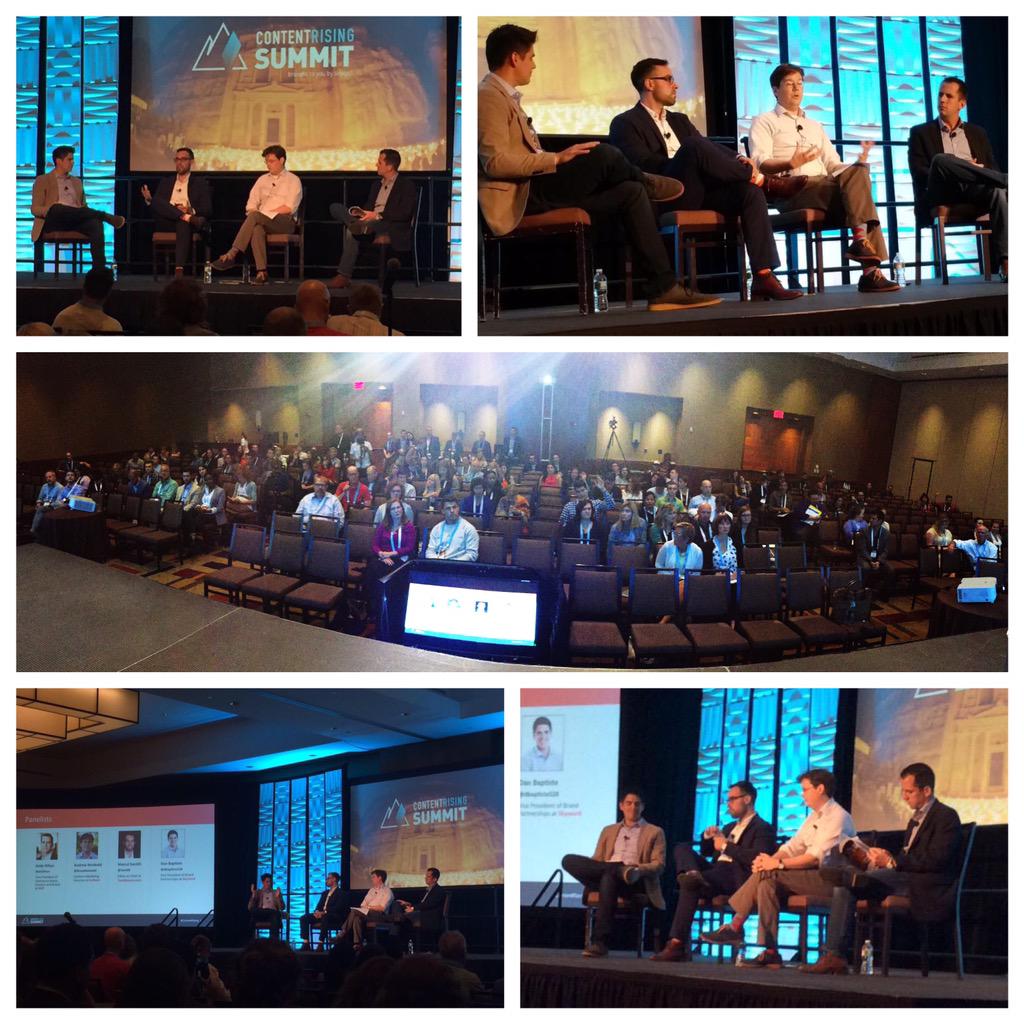 santilli's tweet photo. What a great panel today at @Skyword #ContentRising Summit with @dbaptiste528 @ahhilton @DrewReinbold. http://t.co/7hgkndEUXt
