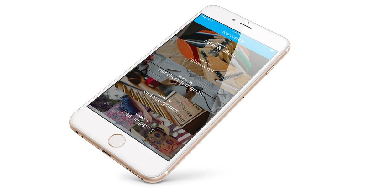 Design Shop for iOS offers a more stylish way to sell your stuff online tnw.co/1GQ7Dzx by @jackidove