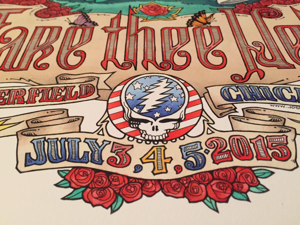 JoshuaKoza's tweet image. Ready 2 get down? 16 days left! Get ur #dead50 poster HERE: bit.do/5HJy #GratefulDead #faretheewell #GD50