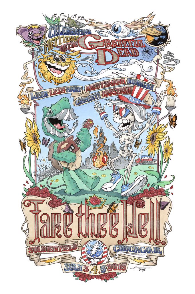 JoshuaKoza's tweet image. Ready 2 get down? 16 days left! Get ur #dead50 poster HERE: bit.do/5HJy #GratefulDead #faretheewell #GD50