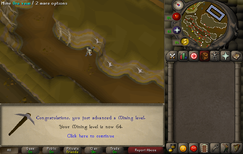 preemptiveRS's tweet photo. took a break from slayer to get 64 mining http://t.co/G9ATXOpFKi