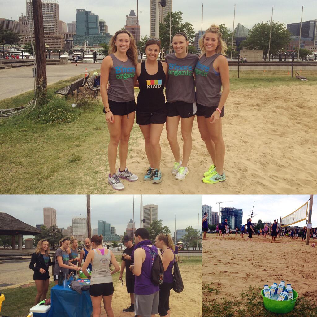 BmoreOrganic's tweet photo. Great night at #BaltimoreBeach! 💪🌴🌆#BmoreOrganic #BmoreKIND @KINDSnacks http://t.co/Xmt9GX2RNz
