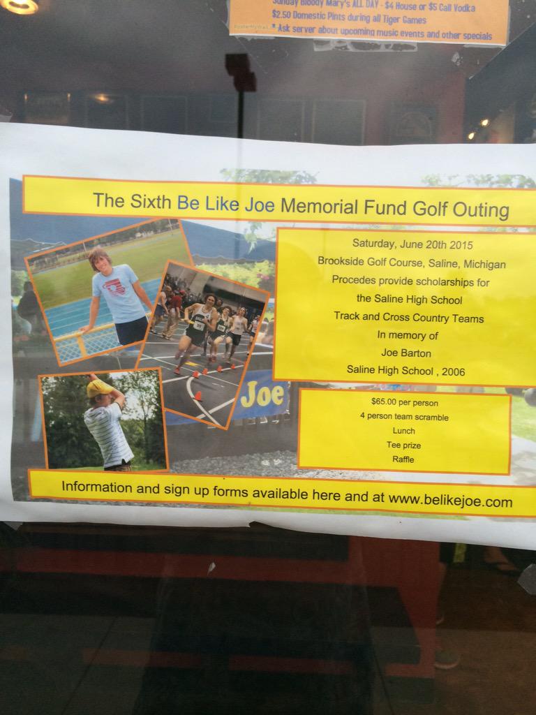 DAWG_FBall's tweet image. Be Like Joe foundation provided $5000+ in '15 to Track &amp;amp; CC athlete  schollys Please play or let others know!