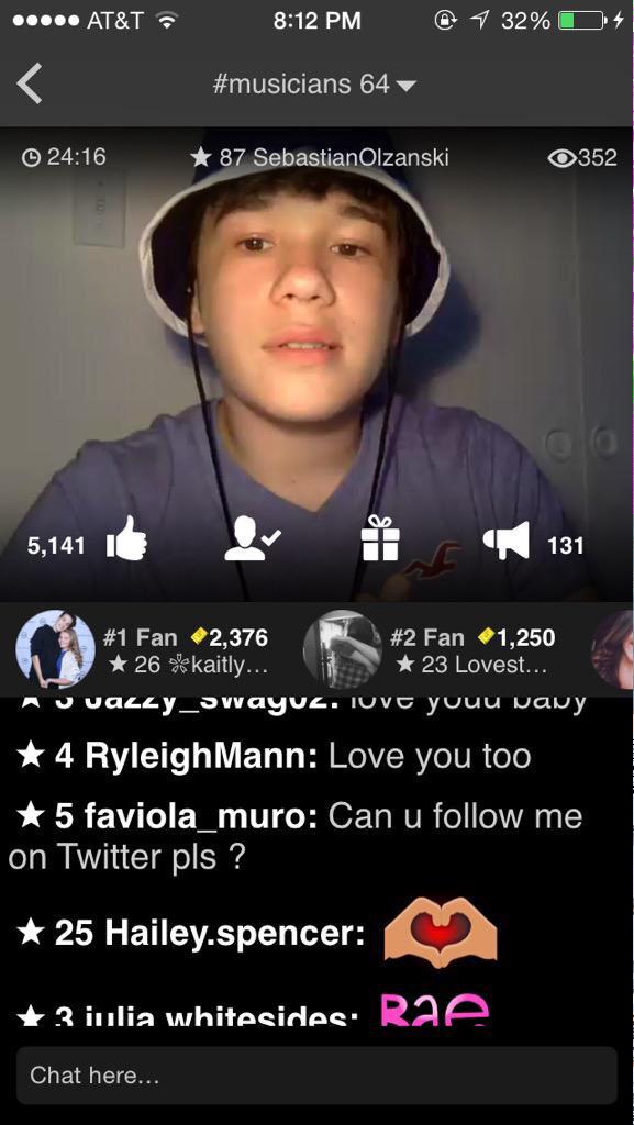 lorenisabellaaa's tweet photo. I was # 2 fan on younow tonight so could you please dm me Sebastian? I love youβ€οΈβ€οΈ #BuyNotTheOnlyOne @SEBTSB http://t.co/kiMsAV5oyB