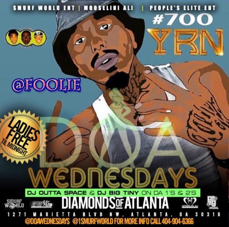 Foolie700's tweet image. #DiamondsOfAtlanta I'm n that thang Tonight‼️ #700 #younGHeroz #YRN