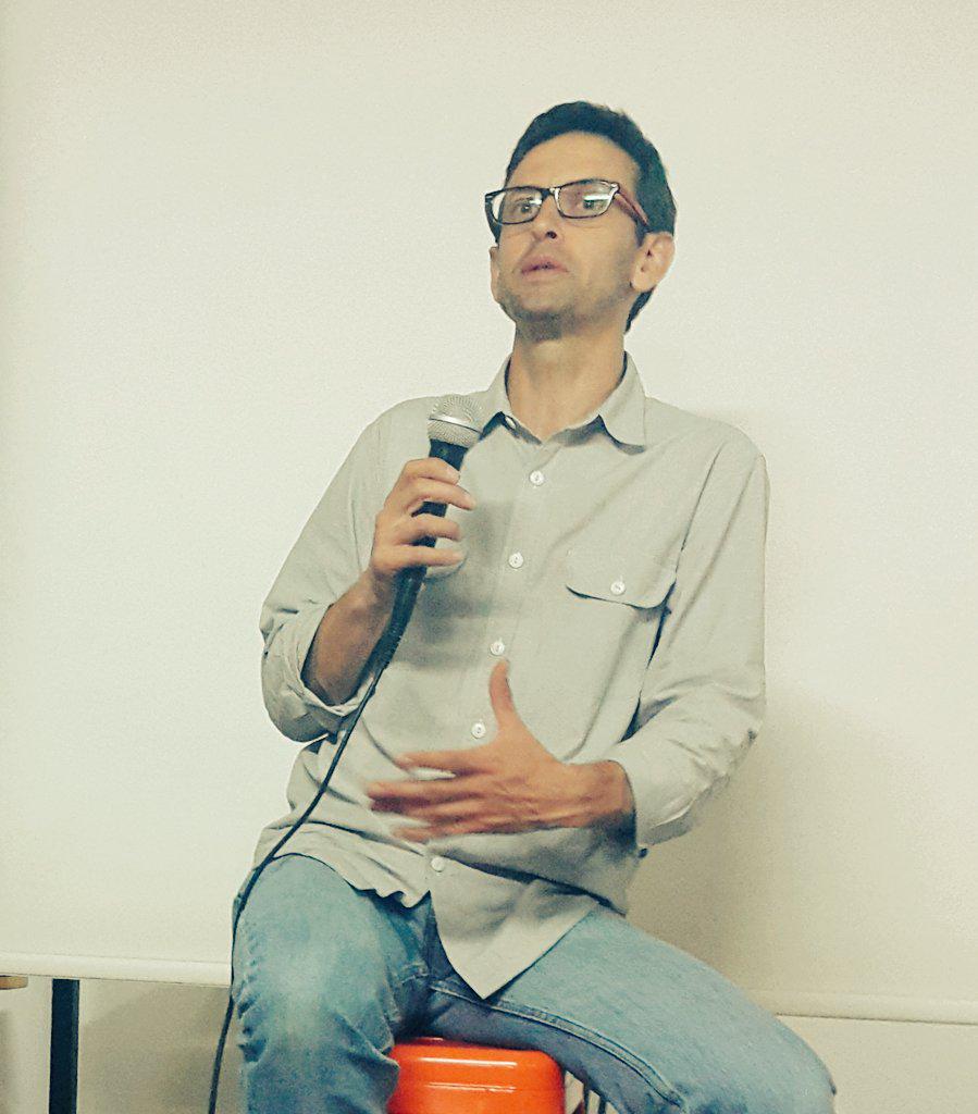 IMPAQTOec's tweet photo. Nicolás Vélez, emprendedor de Café Vélez demostró que el café y el ciclismo son una combinación perfecta. En #CafeIQ http://t.co/75sSnAzS7L