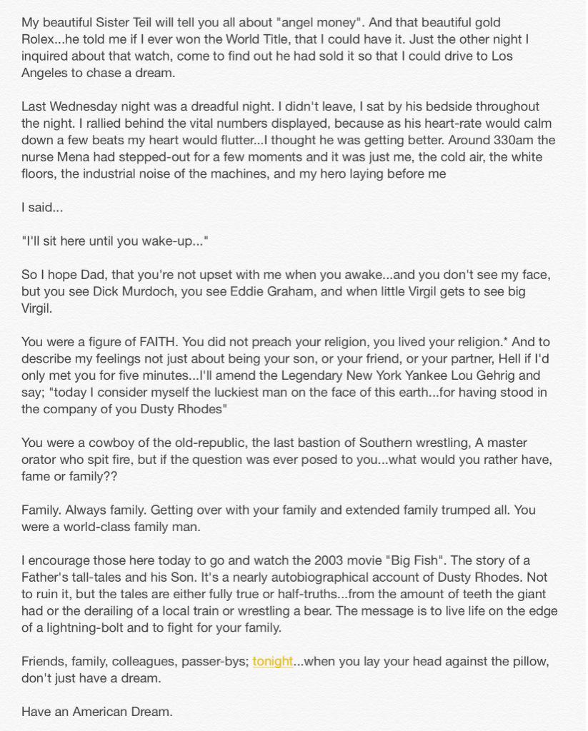 ️ Eulogy for my dad. My Father: A Eulogy To A Good Man From The