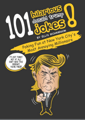 FeelCloserToGod's tweet photo. My publisher @DelabarrePub once released a @realDonaldTrump jokes #ebook… v. relevant still! http://t.co/aaXI4uRQqt http://t.co/tUZcVqhh8t