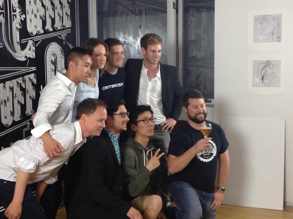 IanGeraldKing's tweet photo. #DrinksDemos | @projectowlTO crew http://t.co/3TK1B27Uk1