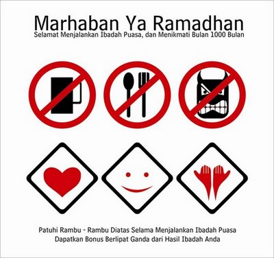 Semangat puasa ya, semoga puasa kita &amp; semua ibadah lainnya di bulan suci Ramadhan ini dapat diterima oleh Allah SWT