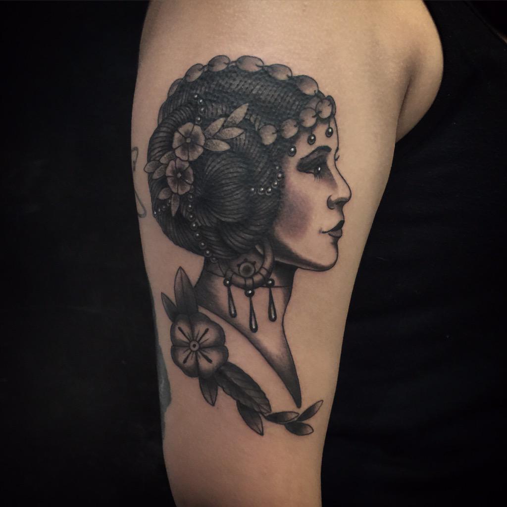 High Voltage Tattoo on Twitter &quot;Princess Leia tattoo by natefierro