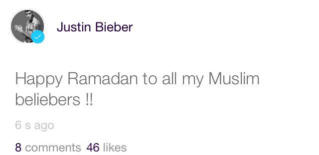 Friyani_'s tweet photo. “@justinbieberID: Masih ga semangat buat puasanya?padahal udah diucapin justin😆😆 http://t.co/jtFL0v2wFs”