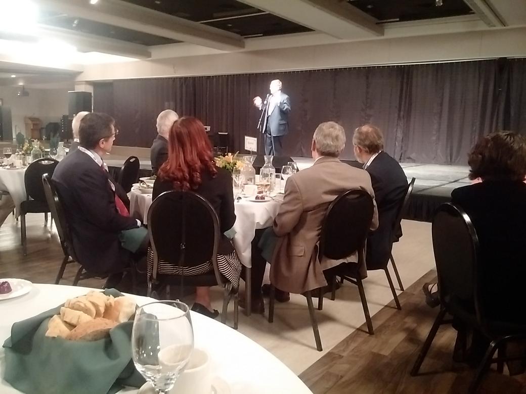 Mayor Atchison delivered great speech. By the way he is running a marathon next weekend