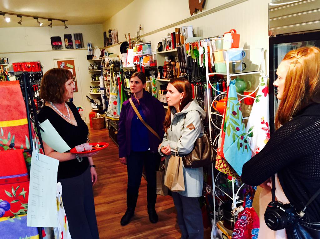 savouritall's tweet photo. #charming 
That's what our #InglewoodEdibles #foodtour guests had 2 say about @SavourFineFoods 
Must be the #chelish http://t.co/8dccjjN2X6