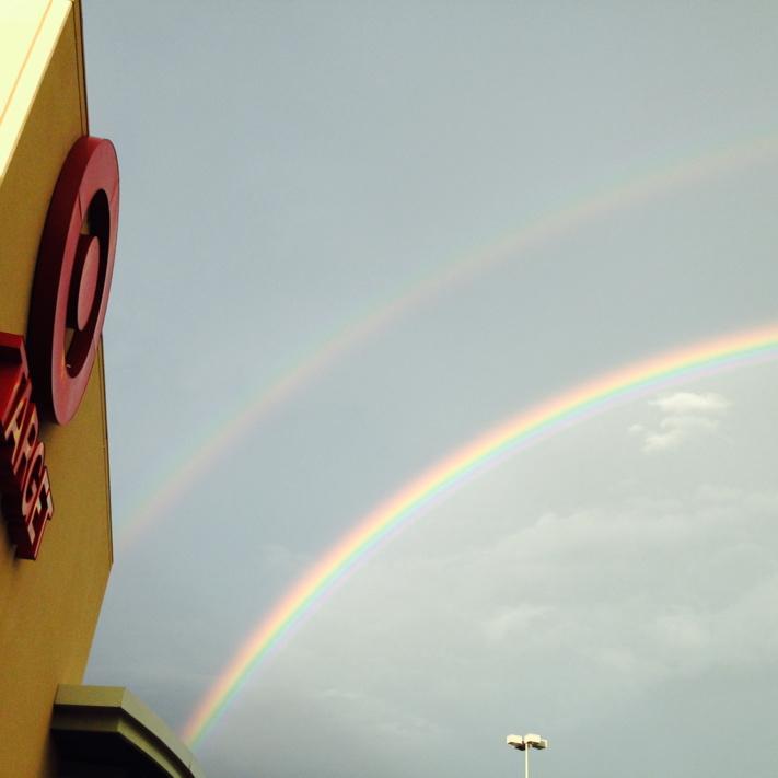 Target - The gold under the DOUBLE rainbows