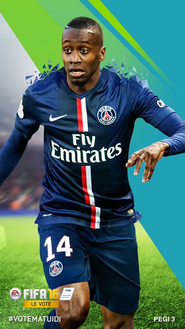 MATUIDIBlaise's tweet photo. Le match jaquette #FIFA16 continue, tu peux voter ici http://t.co/dbBr5iidOT #VOTEFIFA16 #VOTEMATUIDI #PSG_Inside http://t.co/stW2ar6T9x