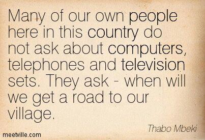 \"   Happy Birthday Mr. Thabo Mbeki, my President!  (Oops! former. Oh, just technicalities.) 